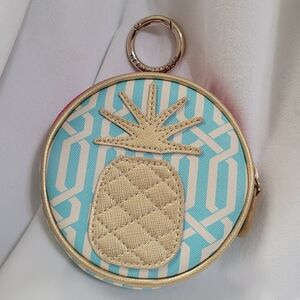 Spartina 449 Pineapple Zipper Pouch Bag